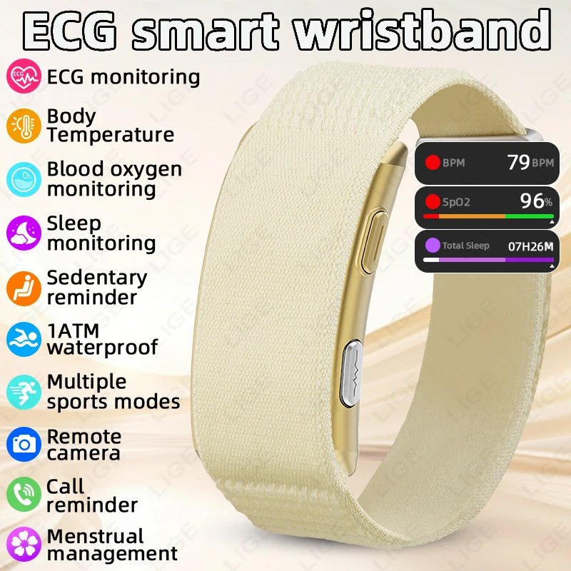 Fall Detection Watch - 男性スマートウォッチ ECG 健康血圧睡眠モニター転倒検出 Bluetooth スマートブレスレット女性スポーツバンドフィットネストラッカー