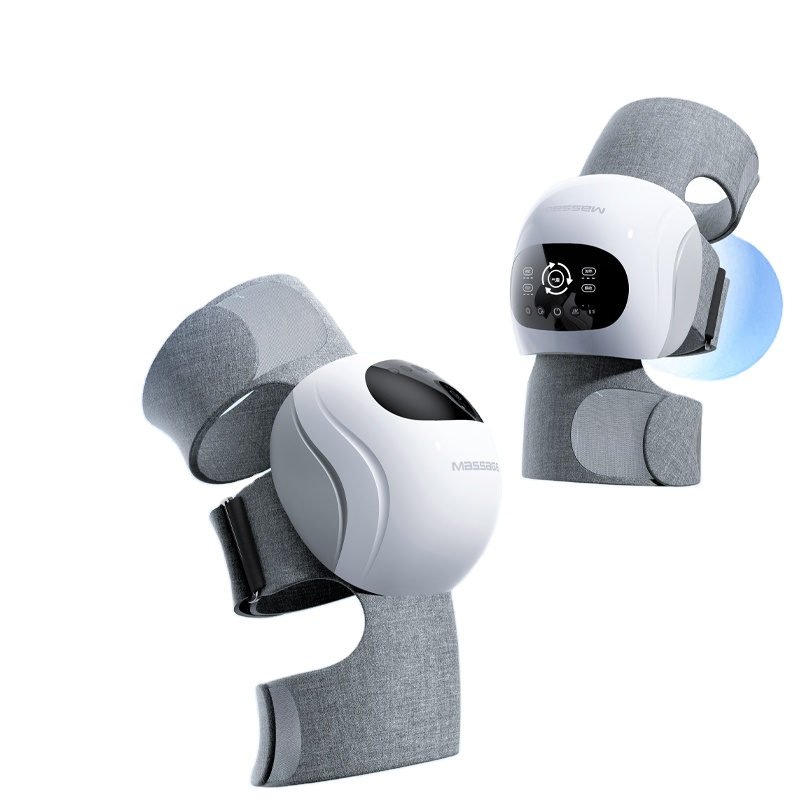 Smart Knee Wrap - 電気加熱式充電式関節炎用赤外線鎮痛スマートホットパッド、脚ふくらはぎ足関節用マッサージラップ、膝マッサージャー