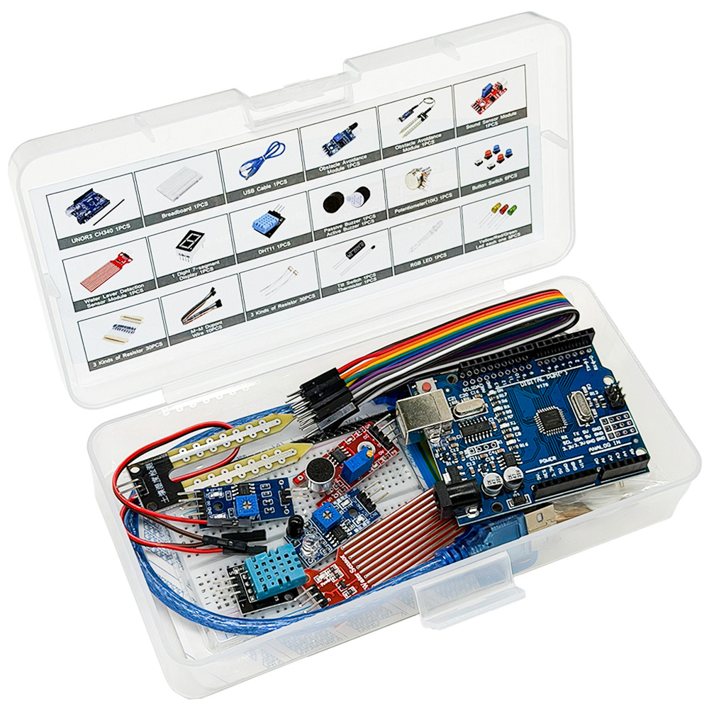 Arduino Uno R3用電子ベーシックスターターキット - Hydration Sensor Skin のレビューと価格