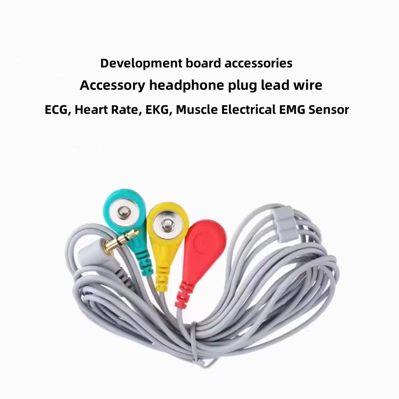 筋肉電気emgセンサーアクセサリー、イヤホンプラグ、リード線 - Muscle Sensor Emg のレビューと価格