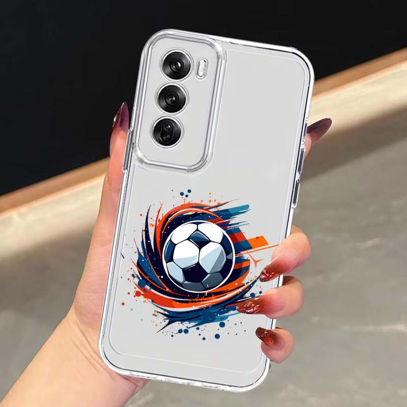 サッカーアート柄スマホケース OPPO A11 A16 A5 - Oppo A78 のレビューと価格