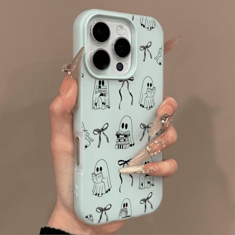 かわいいハロウィンブックゴーストボウのiPhoneケース i - Apple Iphone 16 のレビューと価格