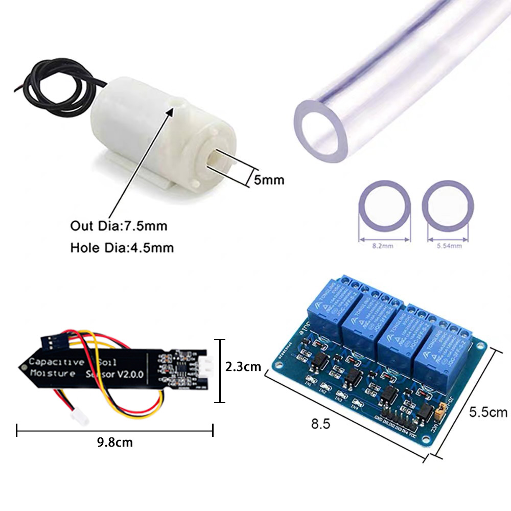 4方向自動散水システムDIYキット - 4つのウォーターポン - Hydration Sensor Skin のレビューと価格