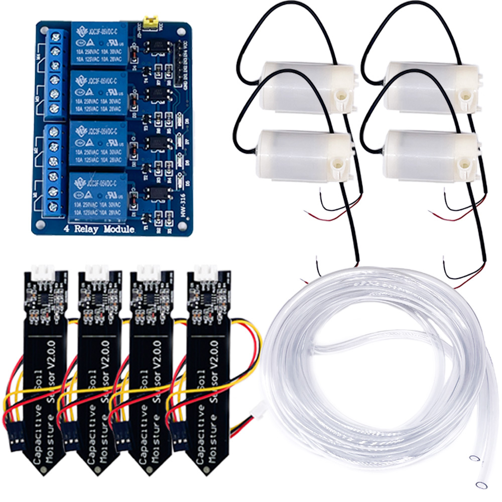 4方向自動散水システムDIYキット - 4つのウォーターポン - Hydration Sensor Skin のレビューと価格